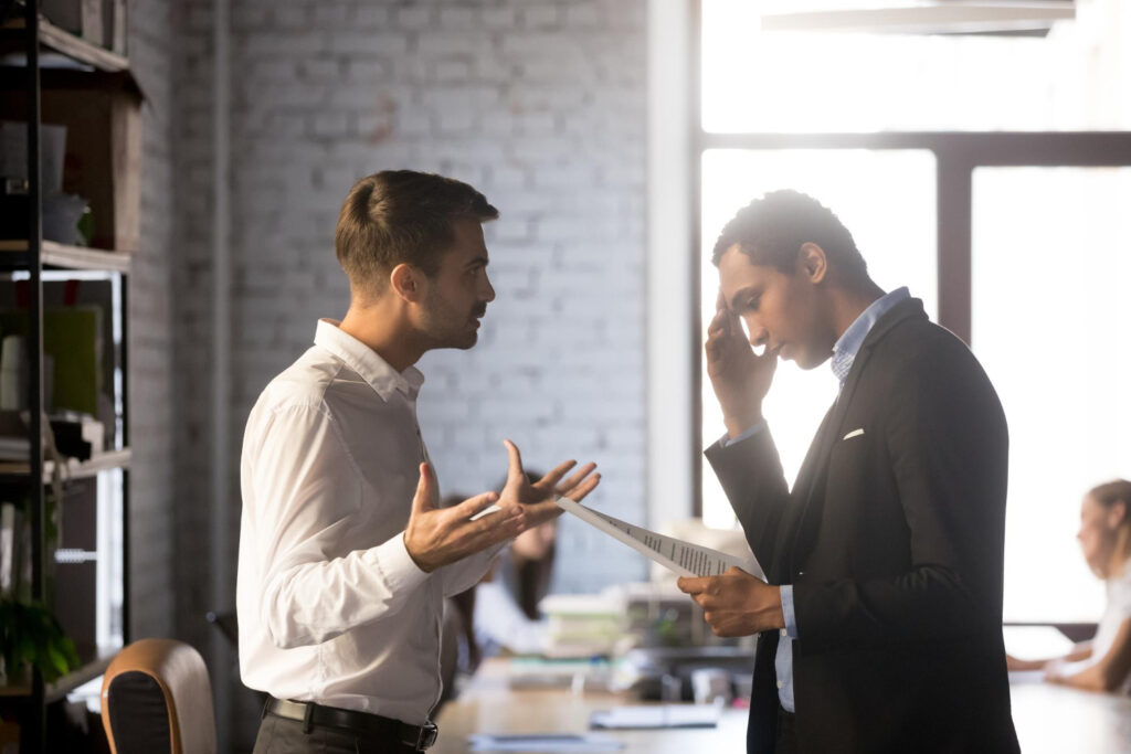 workplace conflict between two employees